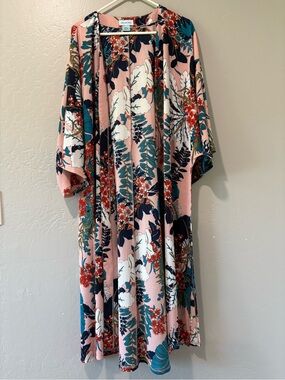 Orchid Row Pink Floral Kimono